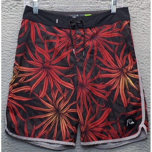 Quiksilver Board Short Mens 28/14 Multi Swimwear 4-Way Stretch Drawstring Pocket - Picture 1 of 7